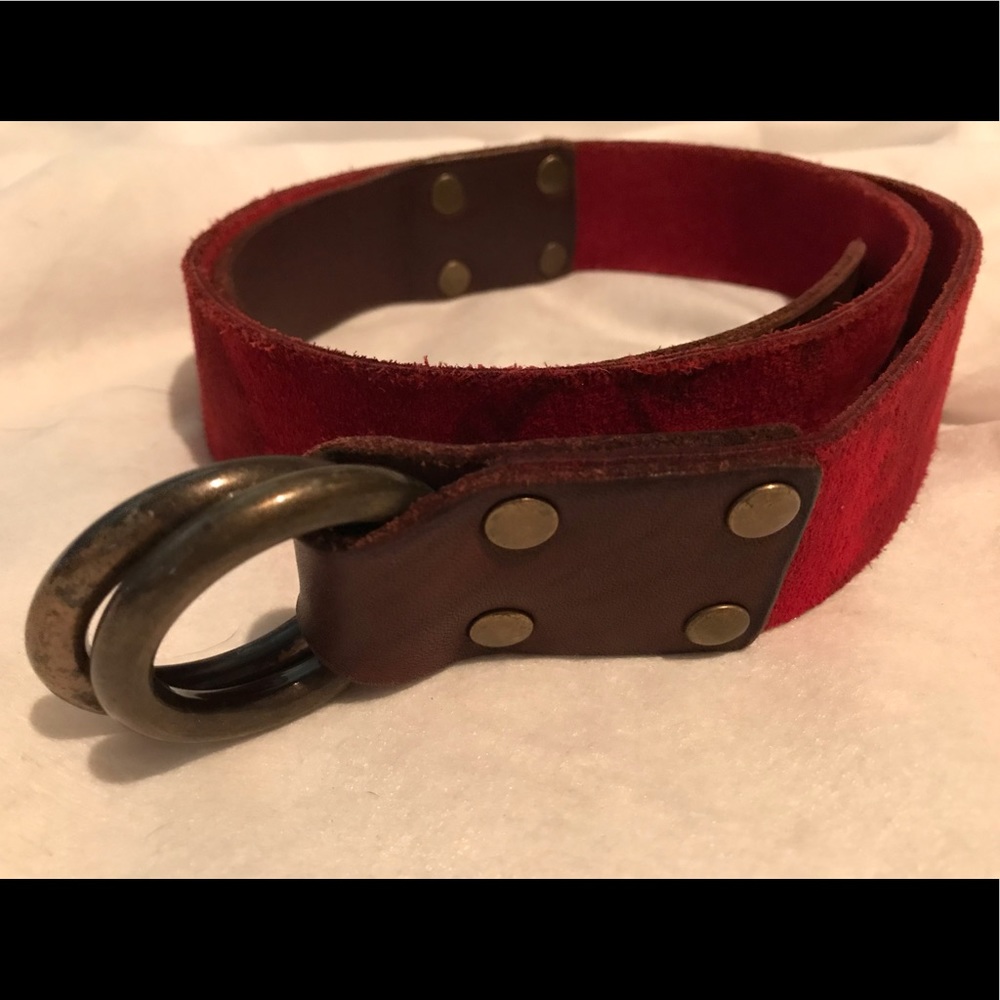 Lucky Brand Suede Belt Sz 36